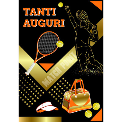 Biglietto Compleanno Sport Maschile