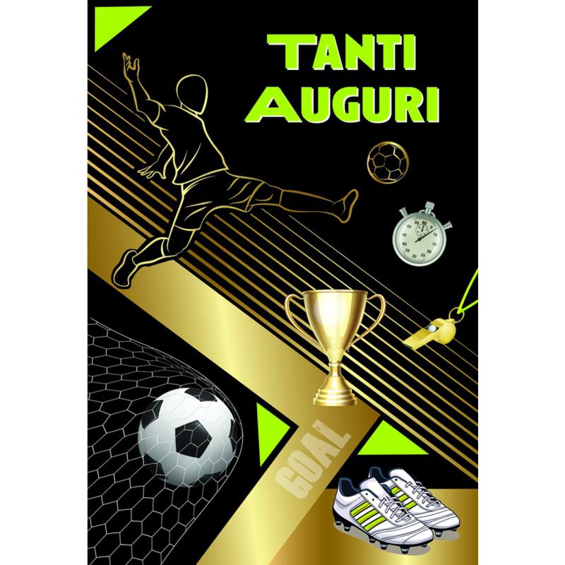 Biglietto Compleanno Sport Maschile