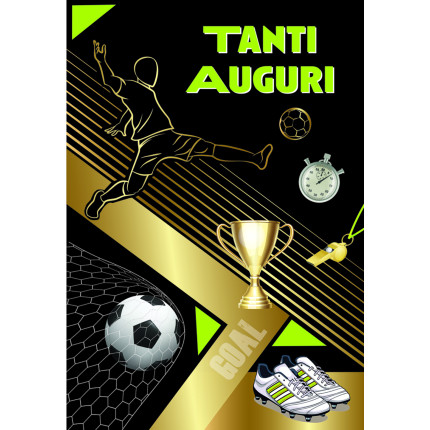 Biglietto Compleanno Sport Maschile