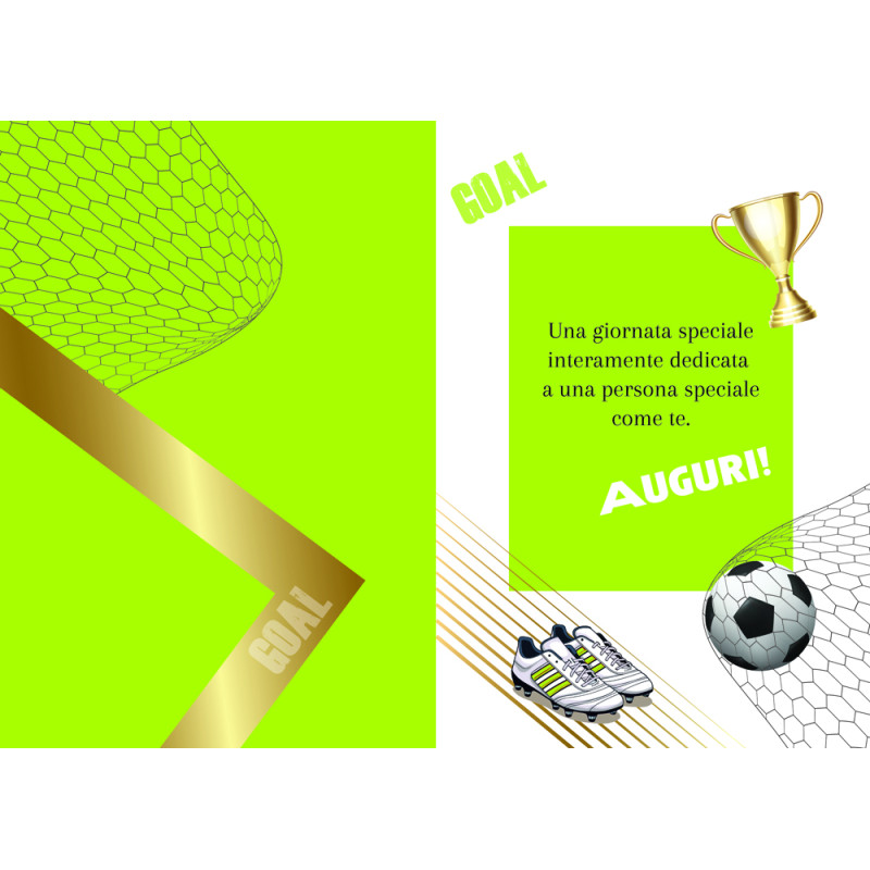 Biglietto Compleanno Sport Maschile