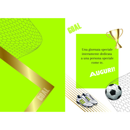 Biglietto Compleanno Sport Maschile