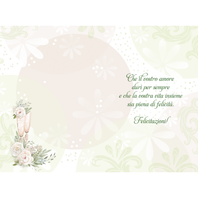 Biglietto Matrimonio Cuore 2