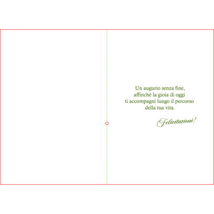 Biglietto Prima Comunione Con Cordino