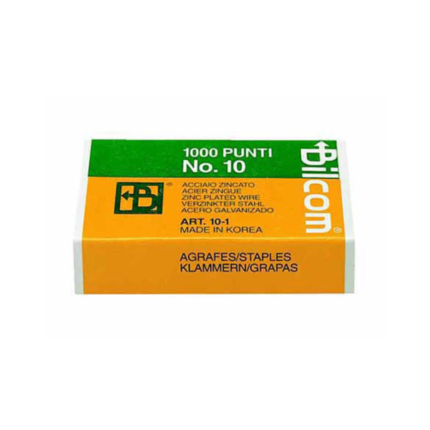 Punti Metallici "Bilcom" No. 10 (1000 Pezzi)