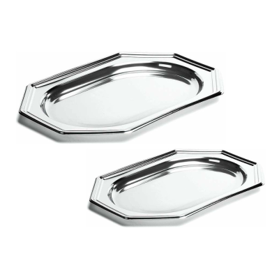 Vassoi in Plastica Ottagonali (5 Pezzi)