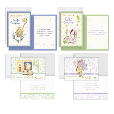Biglietto Cresima con Frase
