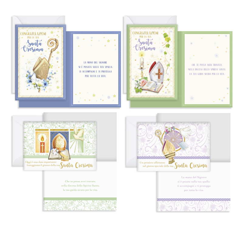 Biglietto Cresima con Frase