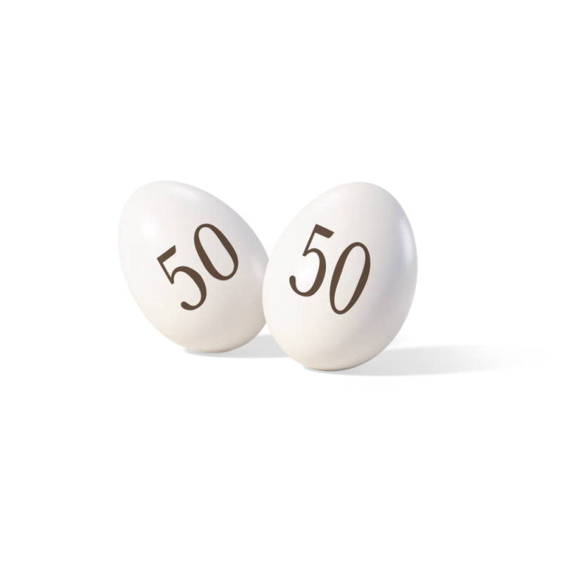 Confetti Numero 50 Mandorla e Cioccolato