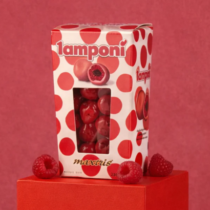 Dragees Lamponi Ricoperti di Cioccolato: Incartare