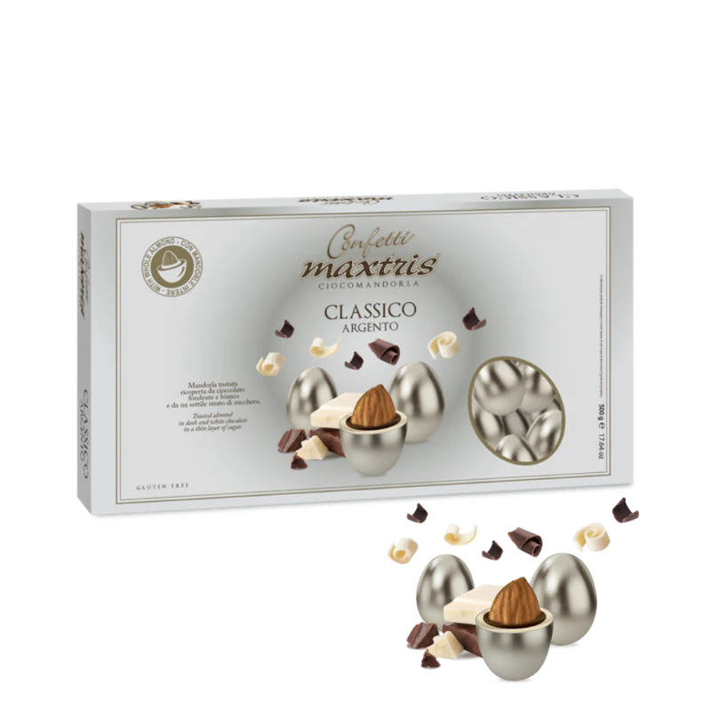 Confetti Cioccolato Luxury Argento