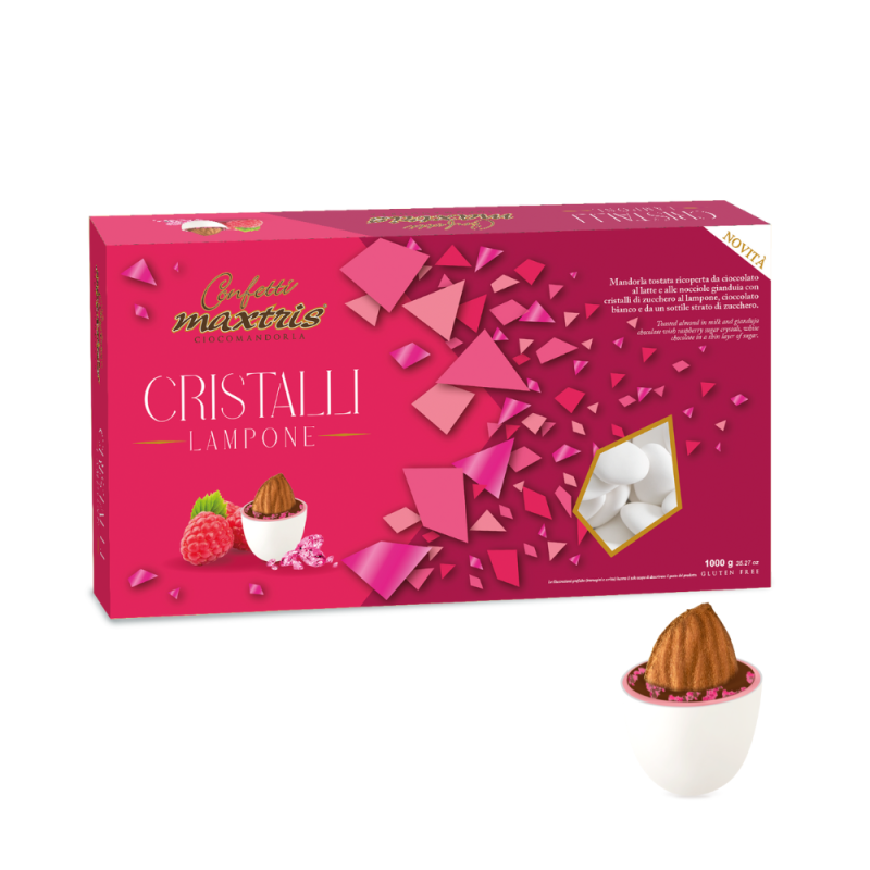 Confetti Cioccolato e Cristalli Lampone