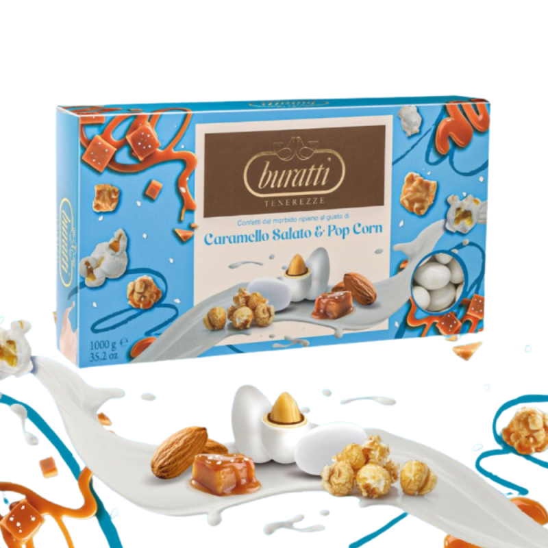 Confetti Morbide Bontà Mandorla Salata e Popcorn