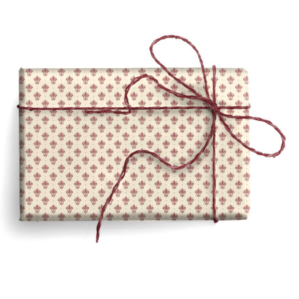 Carta Gigli Bordeaux Pois Oro