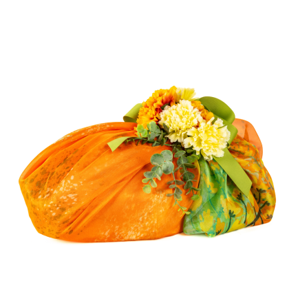 Foulard Decorativo Arancio e Verde