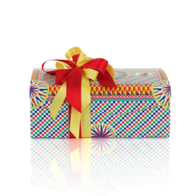 Scatola In Cartoncino Portadolci Mediterraneo 2