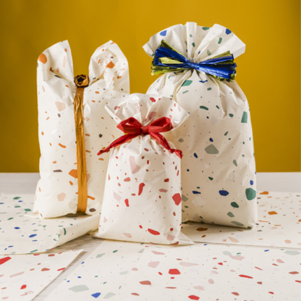 Buste Regalo in Polipropilene Graniglia (50 pezzi)