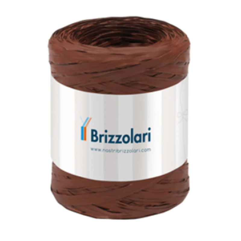 Bobina Rafia Sintetica marrone