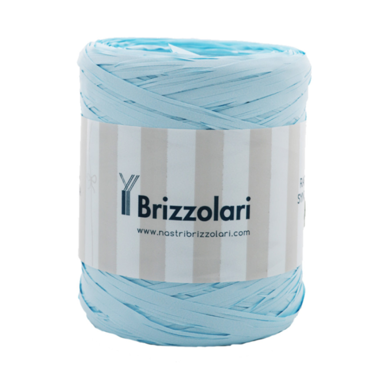 Bobina Rafia Sintetica azzurro