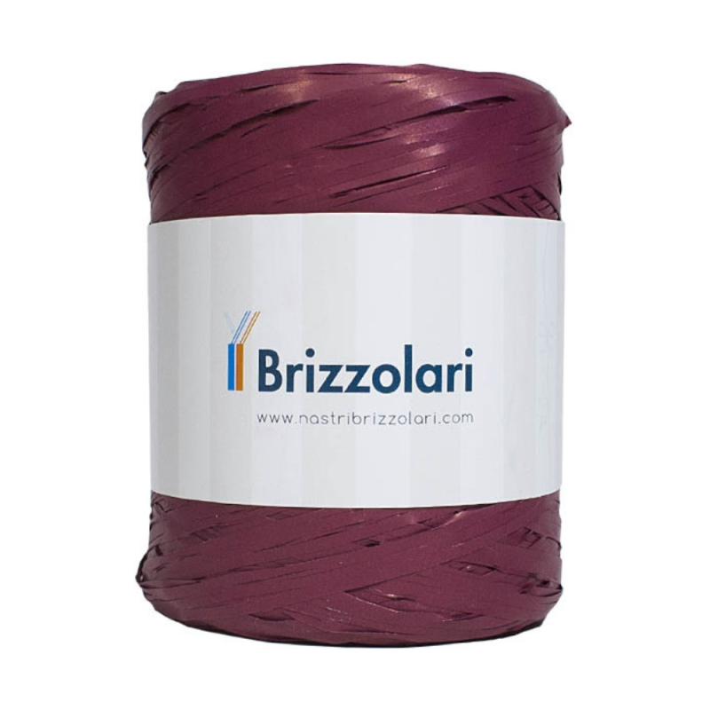 Bobina Rafia Sintetica bordeaux