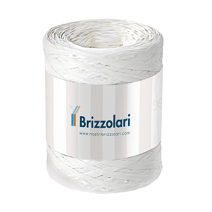 Bobina Rafia Sintetica Bianco