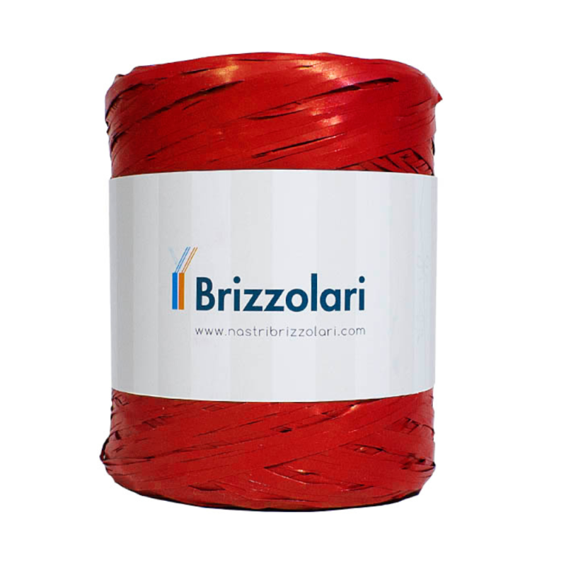 Bobina Rafia Sintetica rosso