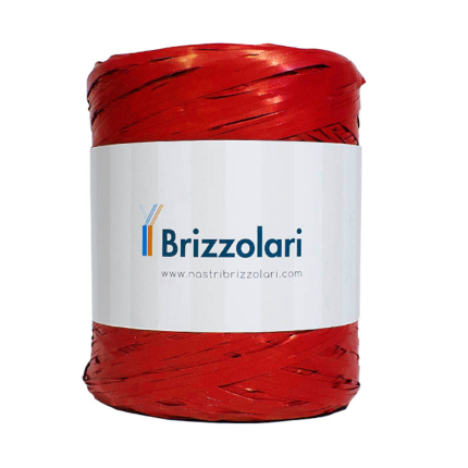 Bobina Rafia Sintetica rosso