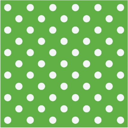 Carta da Regalo Eco Pois Verde (25 Fogli)