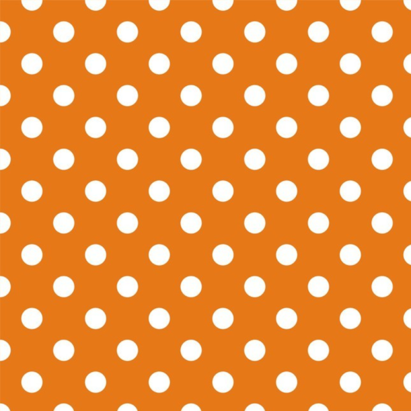 Carta da Regalo Eco Pois Arancio (25 Fogli)