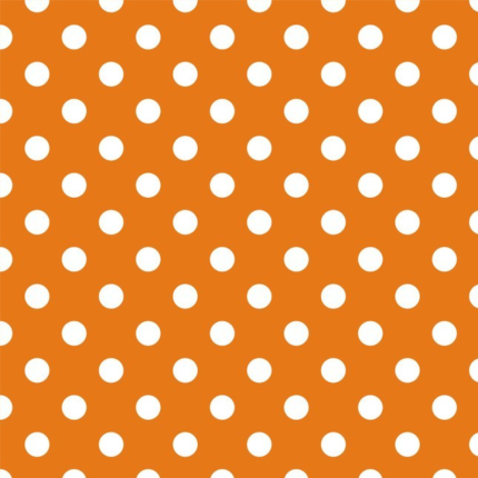 Carta da Regalo Eco Pois Arancio (25 Fogli)