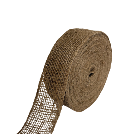 Nastro Juta Bordato Naturale