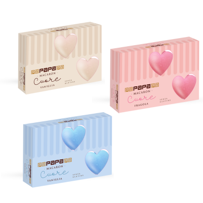Macarons a Cuore (6 Pezzi)