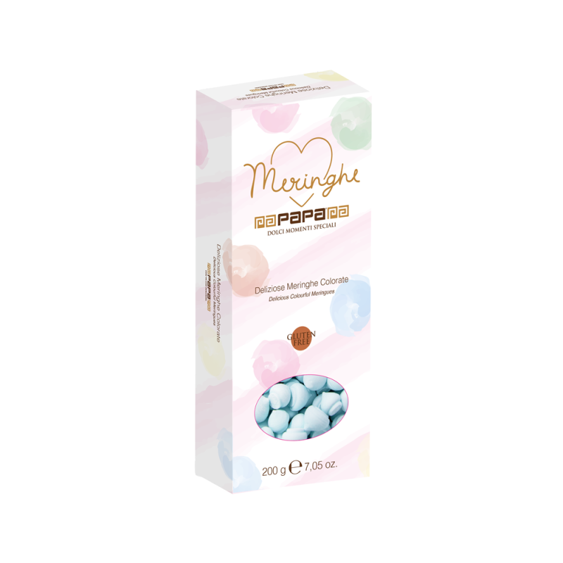 Meringhe Colorate Celeste