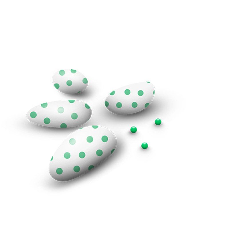 Confetti Pois Colorati Verdi