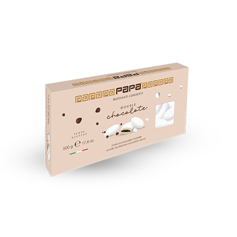 Confetti Double Chocolate Fondente e Bianco | Confettata e Bomboniere