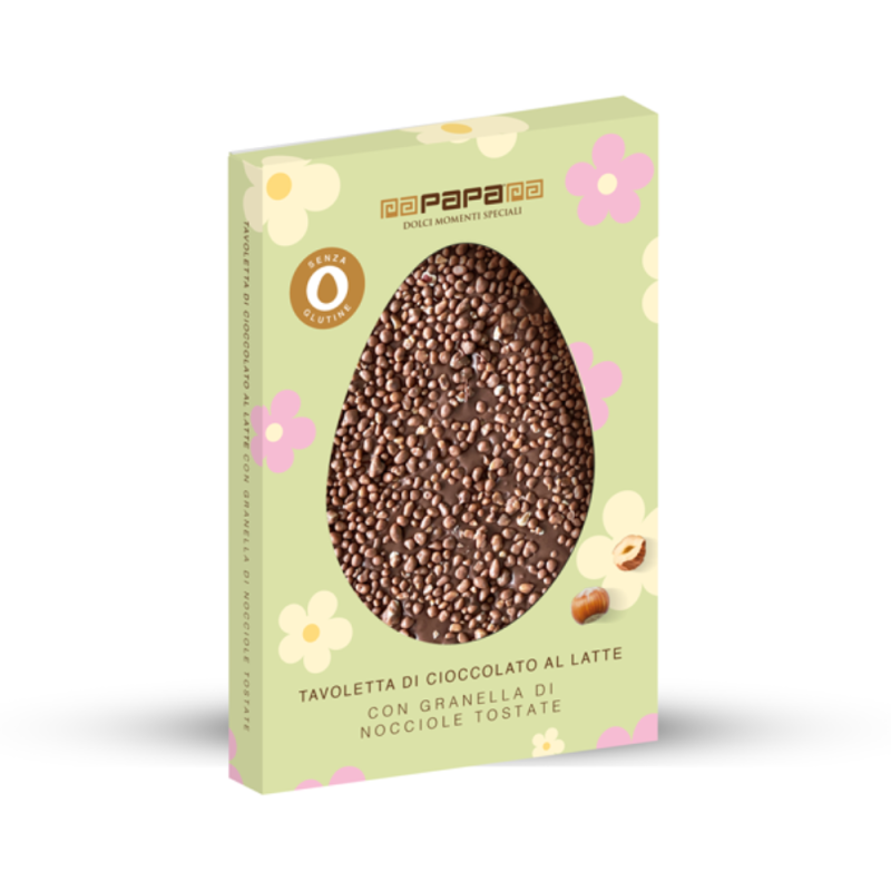 Tavoletta Cioccolato Latte Uovo con Granella