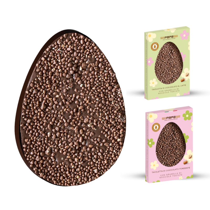 Tavoletta Cioccolato Uovo con Granella