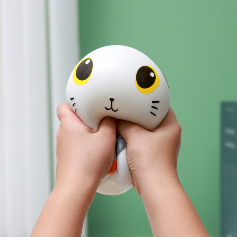 Antistress Orange Cat | Gadget Relax e Regalo | Incartare