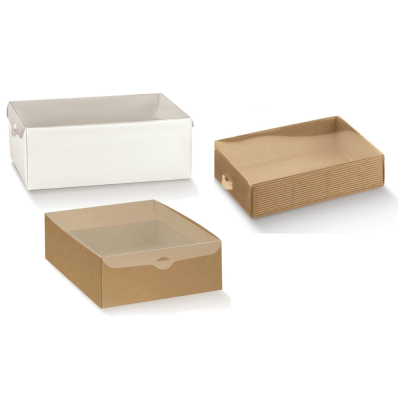 Scatola Dolcezza Porta Paste Coperchio Trasparente