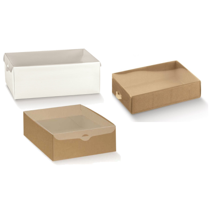 Scatola Dolcezza Porta Paste Coperchio Trasparente