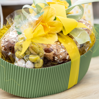 Cesto Cadeaux Ovale Plissé 2