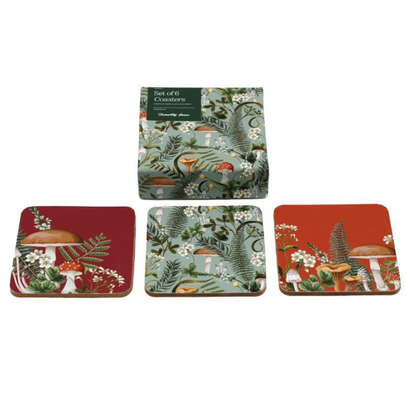 Sottobicchiere Sottobosco con Funghi