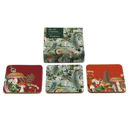 Sottobicchiere Sottobosco con Funghi