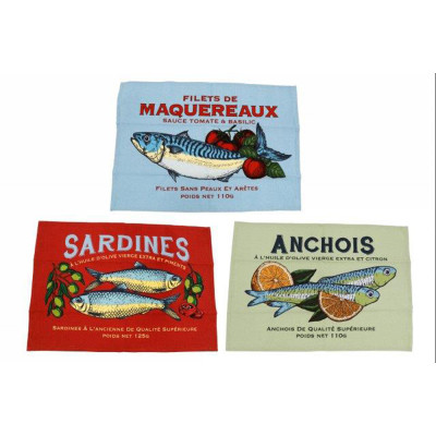 Canovaccio Decorato Sardine