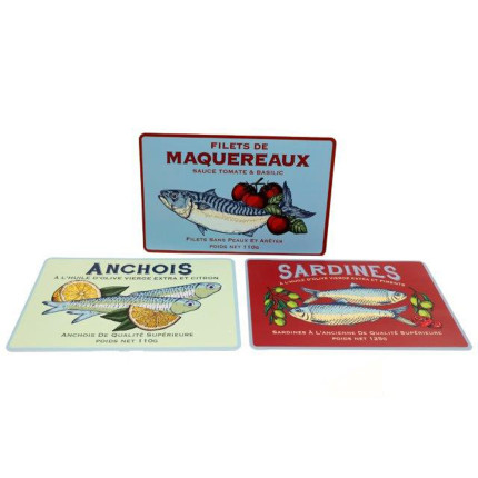 Tovaglietta Lavabile con Sardine