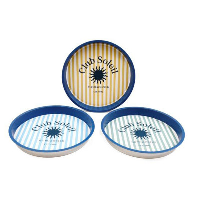 Vassoio Rotondo in Latta Club Soleil