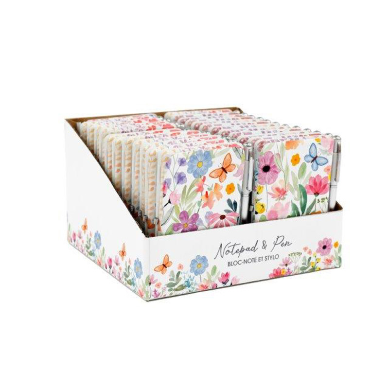 Notebook con Penna Fiori di Campo