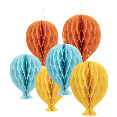 Palloncini Pendenti a Nido d'Ape Colorati | Decorazioni Eventi