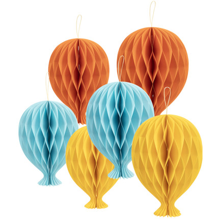 Palloncini Pendenti a Nido d'Ape Colorati | Decorazioni Eventi