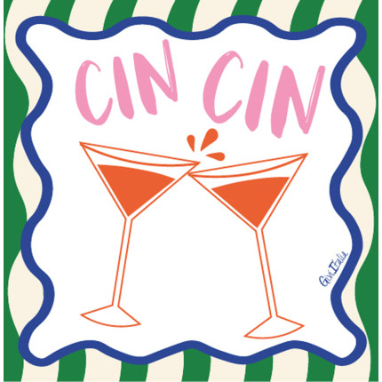 TOVAGLIOLI IN CARTA CIN CIN (16 PEZZI)