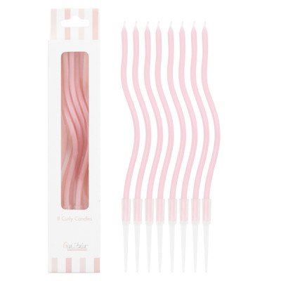 Candeline Lunghe Curly (8 Pezzi) 2